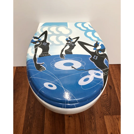 M1 DJ Toilet Seat Sticker