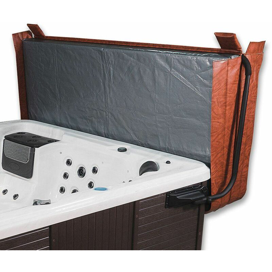 Canadian Spa Hot Tub Top Mount Cover Lifter Lid Easy Assemble Black Durable - Black