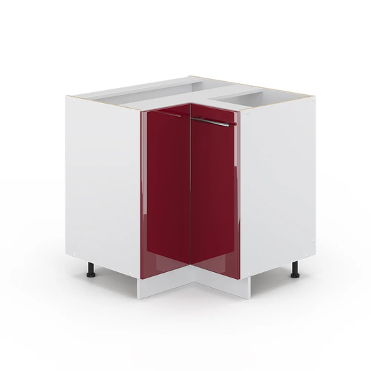 82Cm H x 81Cm W x 81Cm D Oak Corner Unit Cabinet