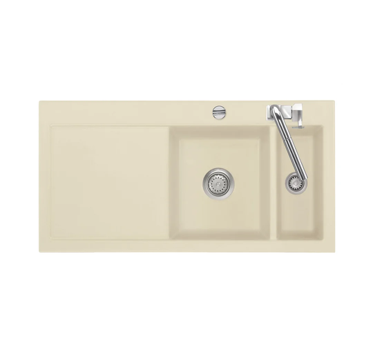 Mera 51cm x 20cm Double Bowl Kitchen Sink