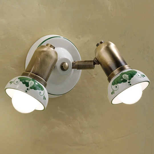 Lemuel 2-Light Wall Spotlight