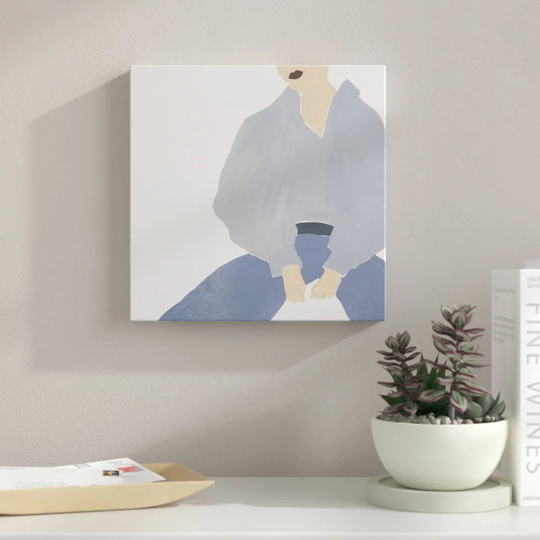 Herself X by Melissa Wang - Wrapped Canvas Painting Print