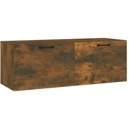 Vidaxl - Wall Cabinet Smoked Oak 100x36.5x35 cm Engineered Wood Brown