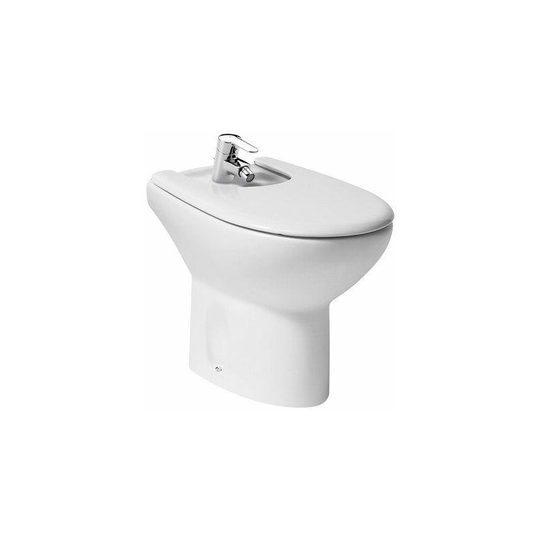 Roca - Back To Wall Bidet Cover Included Contemporary Gloss Bathroom Cloakroom - White