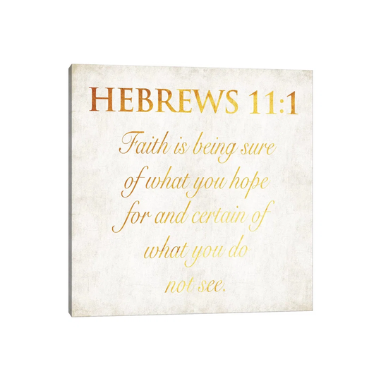 Hebrew by Jace Grey - Wrapped Canvas Typography