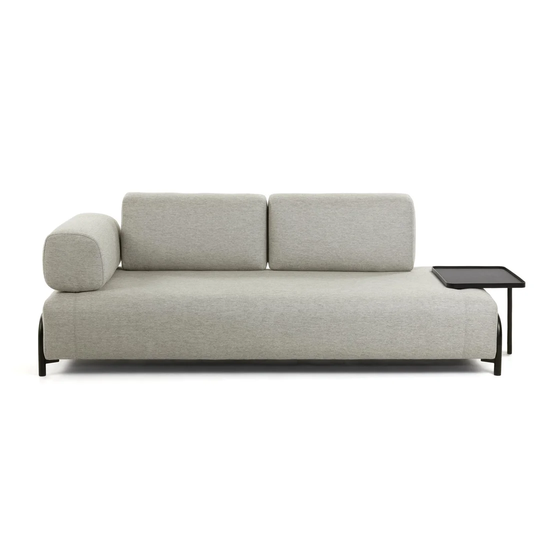 Cryal Sofa 3 Seater Modular Sofa