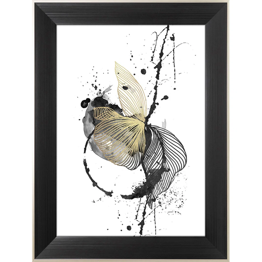 Abstract Leaf No.1 - Picture Frame Graphic Art