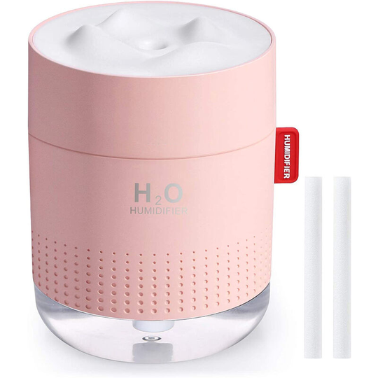 Sunflowergb - Mini Air Humidifier for Baby, No Batteries, Portable Air Humidifier for Home, Quiet Air Humidifier for Bedroom usb for Office, Pink