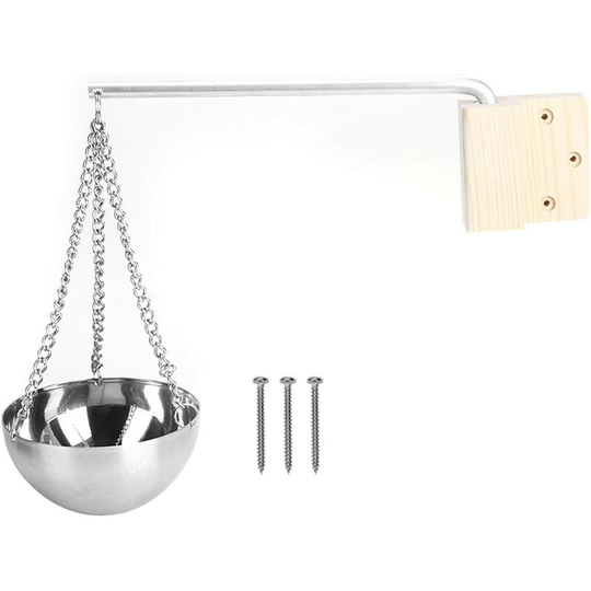 Durable Stainless Steel Sauna Aroma Cup Essential Oil Bowl Sauna Room Accessories,Our Sauna and Spa - 12.7cm,Betterlife
