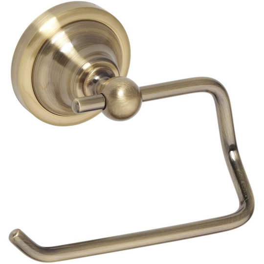 Ricordi toilet paper holder in brass, Bronze (OPTIMARIC26BR) - Bemeta