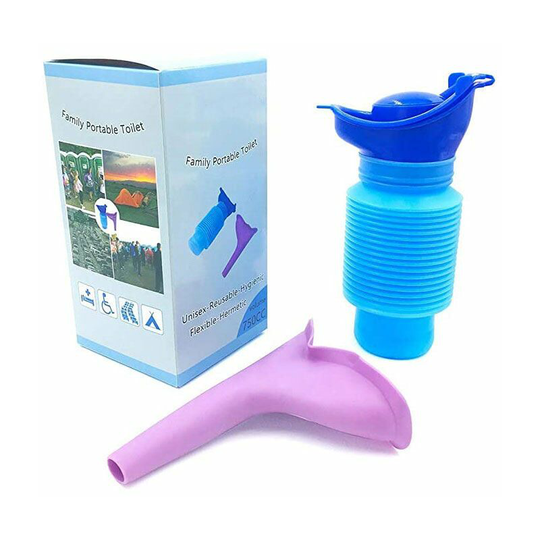 Bett Urine Bottle, 750ml Portable Mobile Toilet Potty Urine Bottle, Reusable Male Female Leakproof Urinal for rv Travel Traffic Jam and Queue