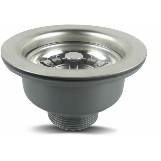 Morejieka - Kitchen Sink Strainer Sink Stopper Stainless Steel Kitchen Basket Sink Accessories Sinks, BR-Life (110mm)