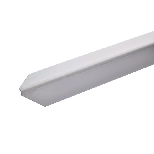 Metal 2 cm Thick x 3 cm Wide x 100 cm Length Corner Protection Bracket in Silver