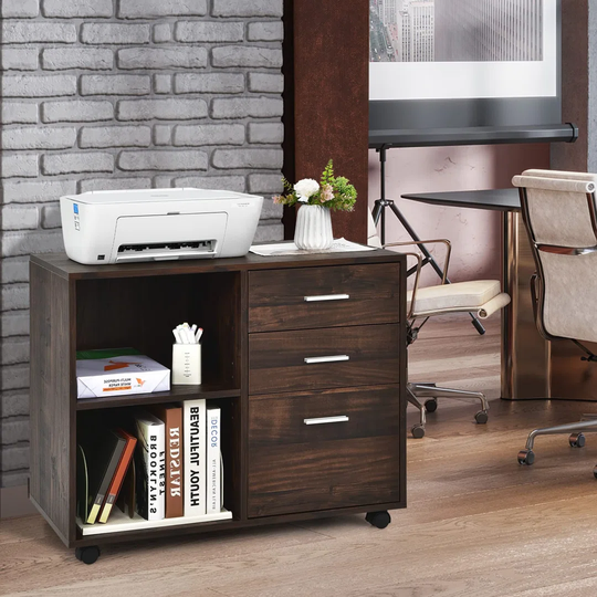 Eytan 3 Drawer Filing Cabinet