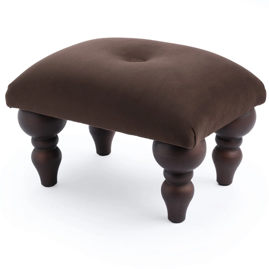 Quilted Armchair Footrest Avocado