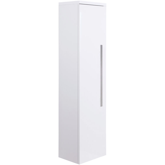 Select Gloss White 350mm x 1400mm Tall Storage Cabinet - White