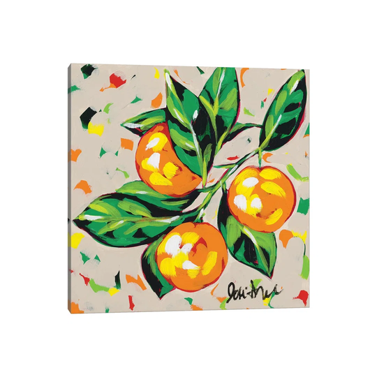 Fruit Sketch Oranges - Print on Canvas