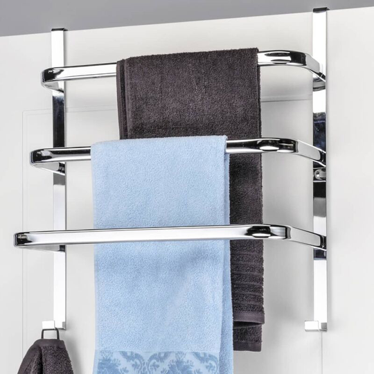 Towel Rail for Doors HI Silver