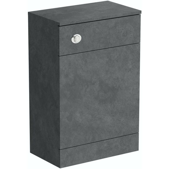 Orchard Kemp riven grey back to wall toilet unit 500mm - Grey
