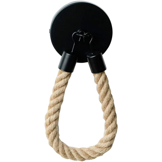 Vintage Toilet Paper Roll Holder Towel Rack Wall Mounted Hanging Rope Tissue Holder for Bedroom Kitchen Bathroom Decor