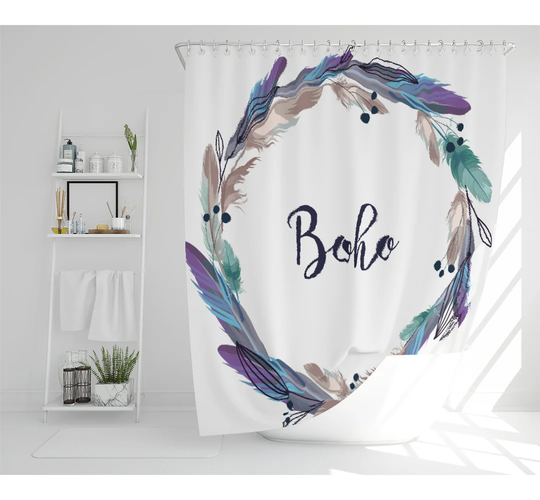 Buckmiller Polyester Shower Curtain Set