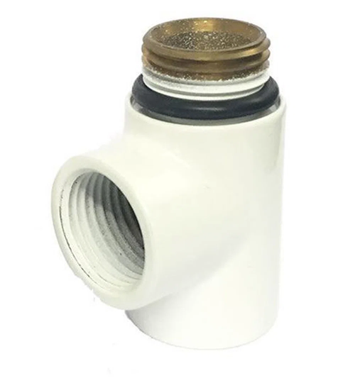Tee Pipe - Dual Fuel Adaptor In White
