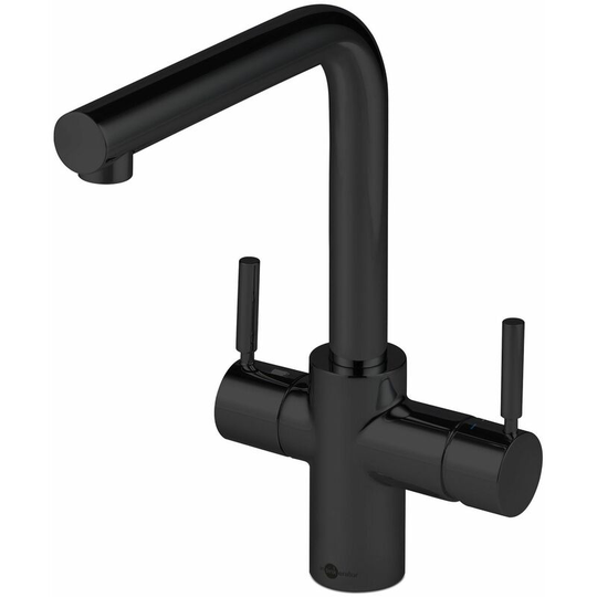 3 in 1 Boiling Hot Cold Water Kitchen Tap Faucet Waste Matt Black - Black - Insinkerator
