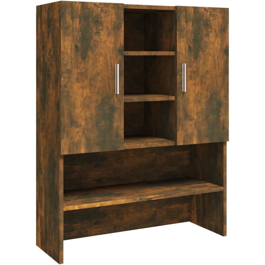 Vidaxl - Washing Machine Cabinet Smoked Oak 70.5x25.5x90 cm smoked oak