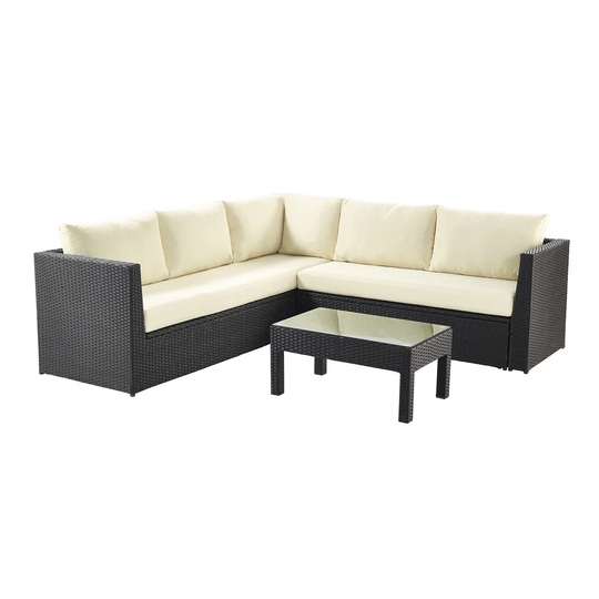 Karr 6 Seater Rattan Corner Sofa Set