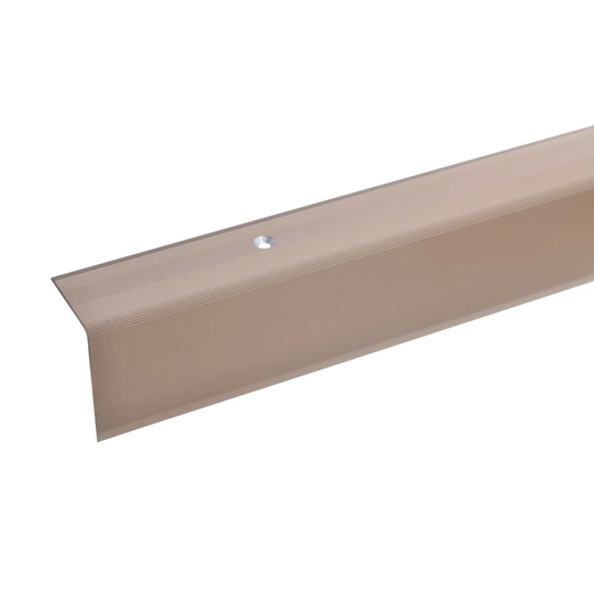 Abbra Metal 4.2 cm Thick x 3 cm Wide x 135 cm Length Stair Nose in Gold