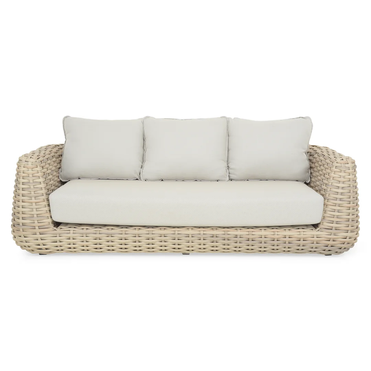 Theirry 234Cm Wide Outdoor Garden Sofa with Cushions