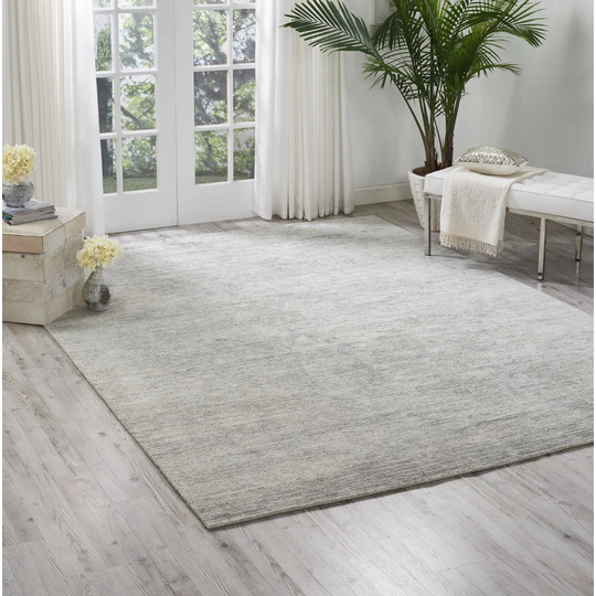 Campfield Hand Knotted Grey Rug