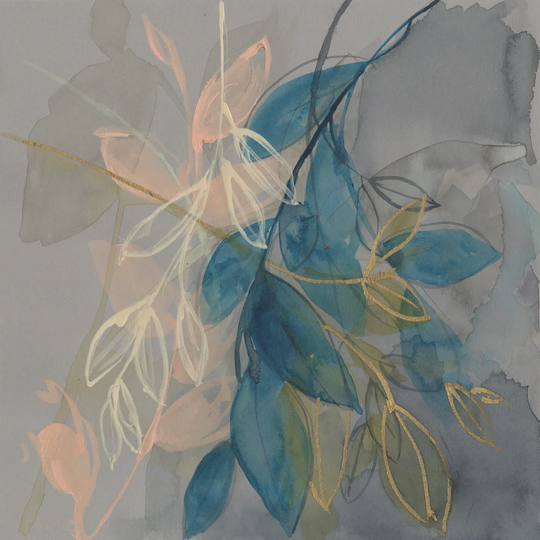 Layers of Branches I by Jennifer Goldberger - Wrapped Canvas Painting