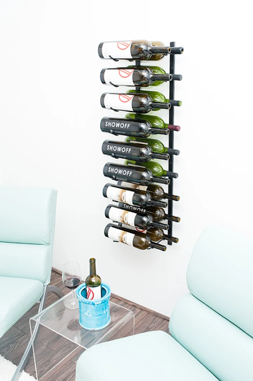 18 Bottle Wall Mounted Wine Rack
