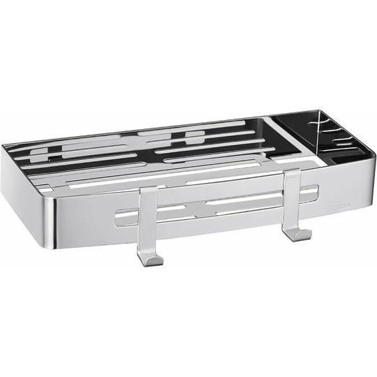 Bathroom Shelf Stainless Steel Shower Shelf Shower Servant Shower Storage Organizer without Screws without drilling Adhesive Wall Installation