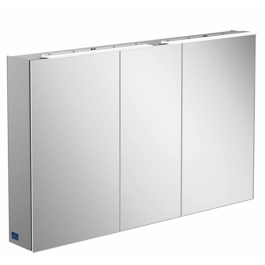 My View One 3 Door led Mirror Cabinet - 1207mm x 746mm - A440G200 - Villeroy&boch