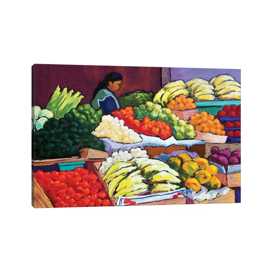 Mercado by Candy Mayer - Painting on Canvas