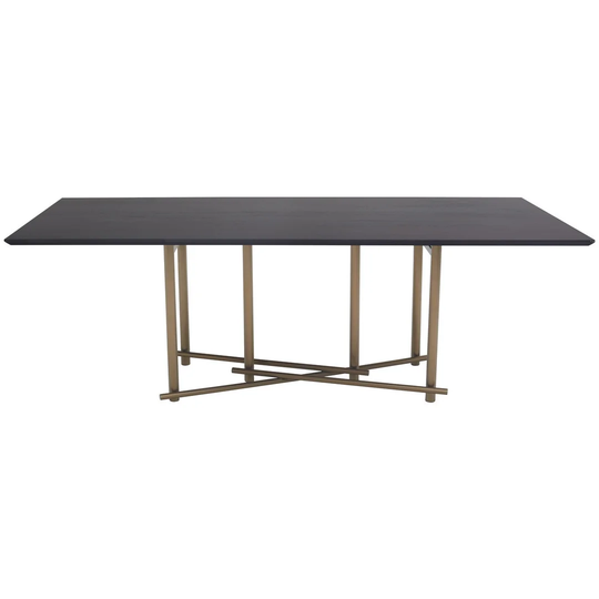 Huntleigh 100 Cm Stainless Steel Trestle Dining Table