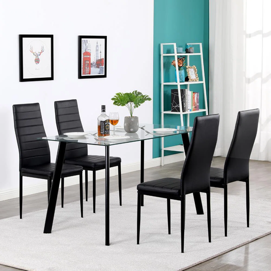 Bernardsville Dining Set with 4 Chairs
