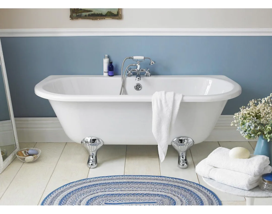 Kenton 1690 mm x 745 mm Clawfoot Double Ended Bathtub