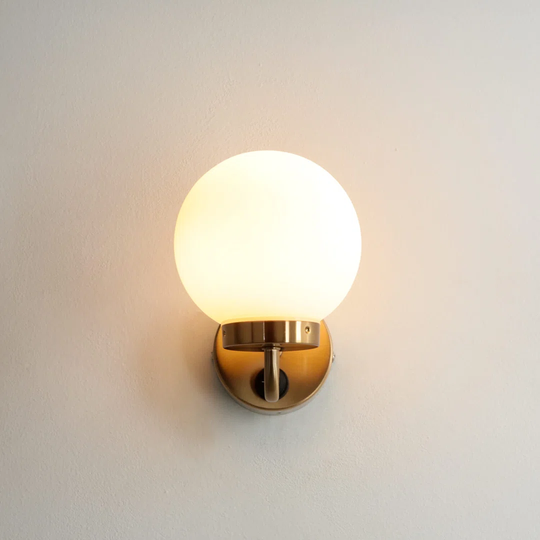 Vallecillo 1 - Light Dimmable Brass Armed Sconce