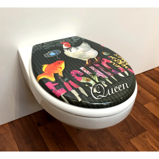 Cortina Fashion Queen Toilet Seat Sticker
