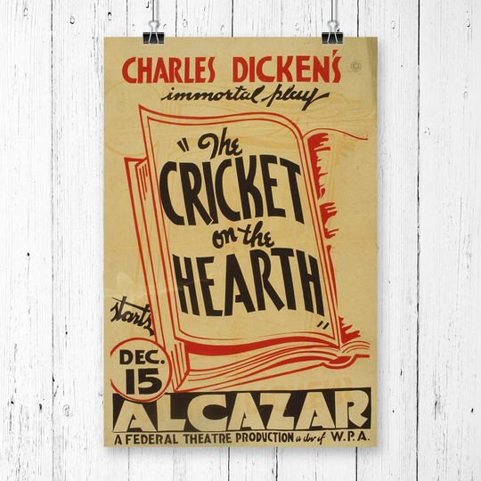 'Vintage WPA Cricket on the Hearth' Vintage Advertisement