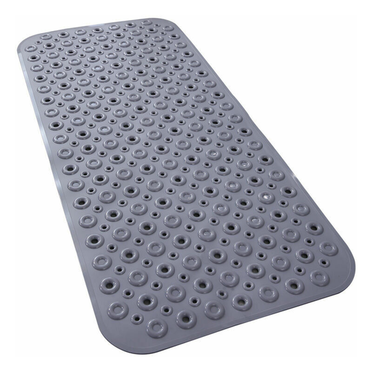 Non-Slip Bathtub Mat Extra Long Shower Mat Children's Bath Mat with Suction Cup Machine Washable Anti Mildew Antifungal, Latex Phthalates Free,1 pcs