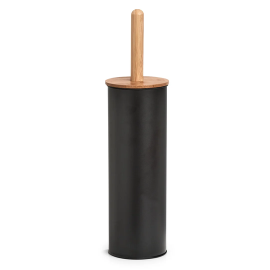 Macalla Toilet brush, metal/bamboo, white