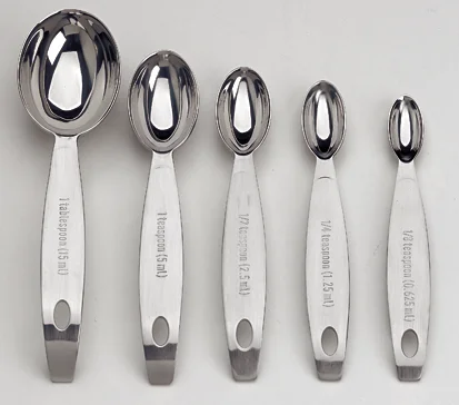 5-Piece Stainless Steel Measuring Spoon Set
