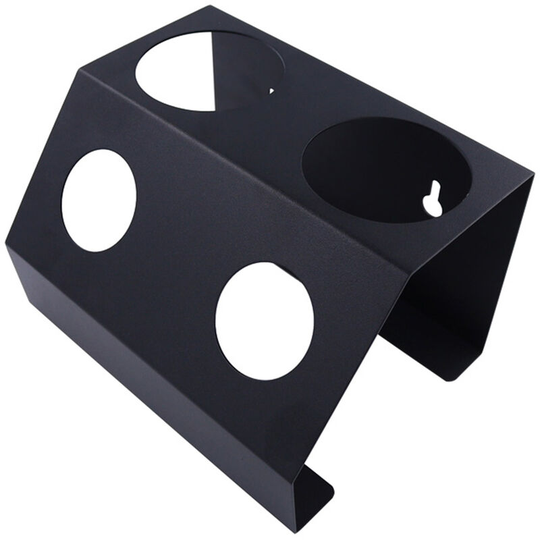 Drainer for Soda Bottles Aluminum Bottle Holder for Soda Bottles with Lid Holder Drain Pad for 2 Bottles,model: black-type 2-for 2 bottles - model: