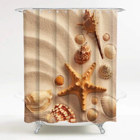 Sanibel Polyester Shower Curtain