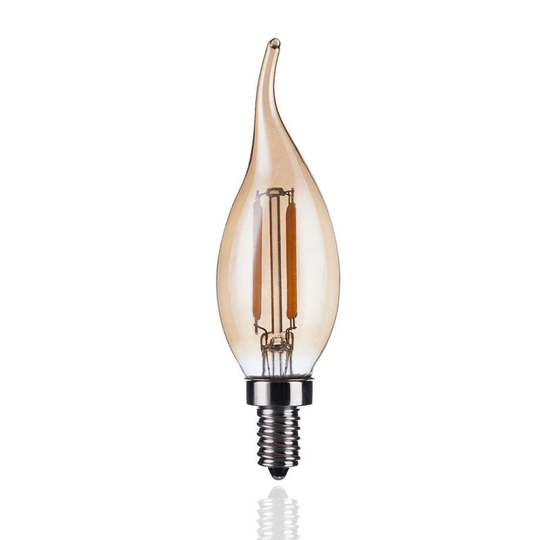 C35 Dimmable LED Candle Light Bulb Amber