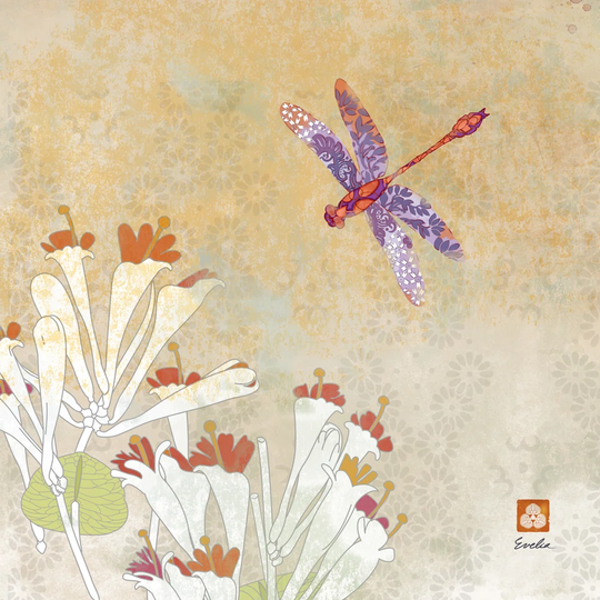 Dragonfly Lustre I by Evelia Designs - Wrapped Canvas Graphic Art